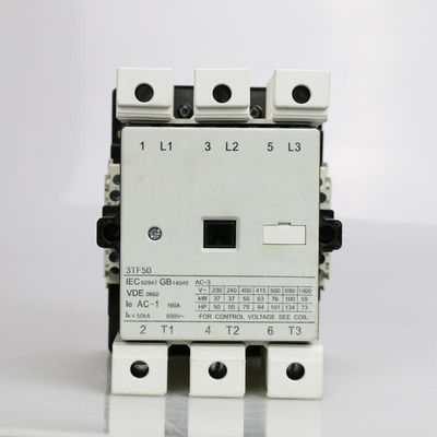 Контактор электрическое 220V 380V 110V AC поляка 2NO 2NC TF50 100A 3